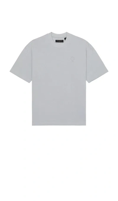 Allsaints Haven Crew Neck Tee In Blue