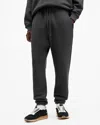 Allsaints Haven Relaxed Fit Embroidered Sweatpants In Washed Black