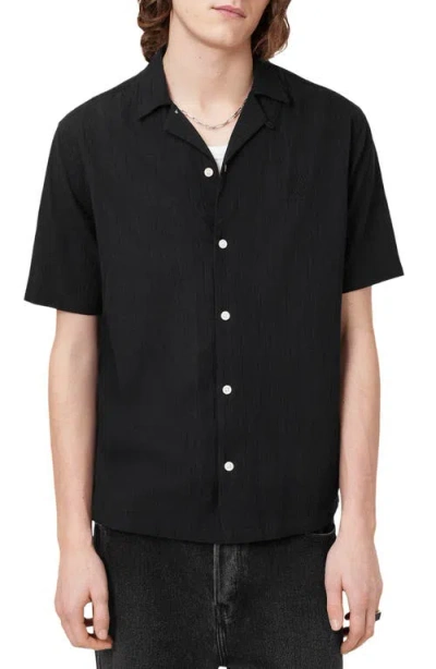 ALLSAINTS ALLSAINTS HAVEN SHORT SLEEVE CAMP SHIRT
