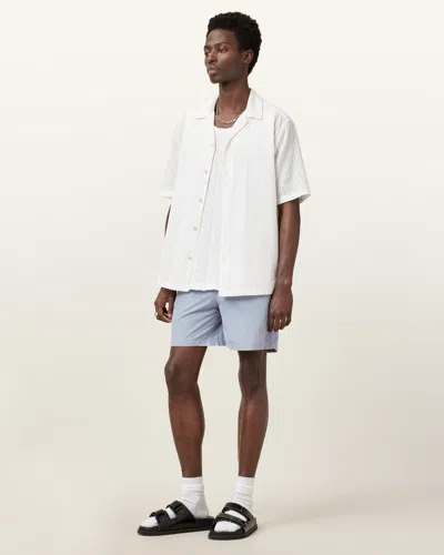 Allsaints Haven Swim Shorts In Willow Blue