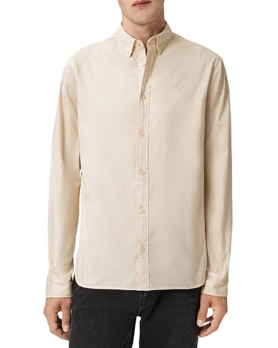 Allsaints Hawthorne Shirt In Brown
