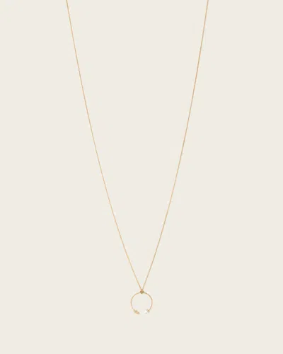 Allsaints Hazel Chain Necklace In Gold
