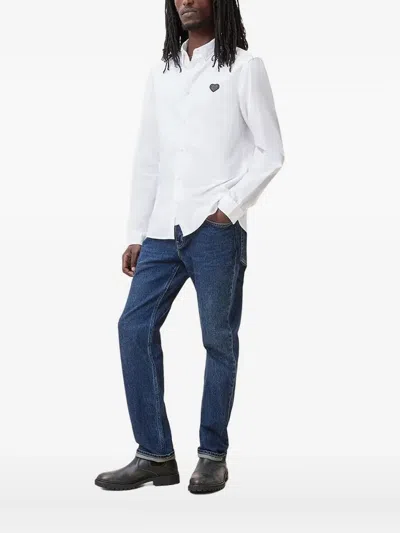 Allsaints Heart-detail Shirt In White