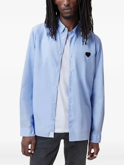 Allsaints Heart-embroidered Shirt
