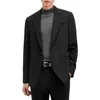 Allsaints Heddon Pinstripe Blazer In Black