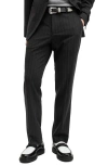 Allsaints Rhode Cropped Slim Fit Pants In Black