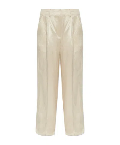 Allsaints Casual Pants With Belt Loops In Brown