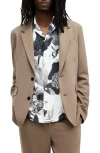 Allsaints Canta Blazer In Earthy Brown