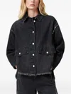 Allsaints Hettie Denim Jacket In Black