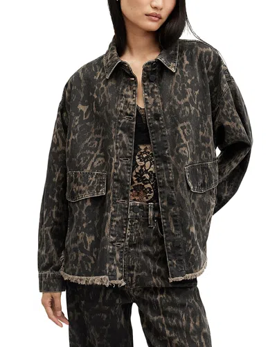 ALLSAINTS HETTIE DENIM SHACKET