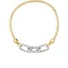 Allsaints Hex Link Snake Chain Bracelet