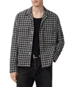 Allsaints Horton Button Down Shirt In Black