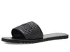 Allsaints Hoxton Single Strap Sliders In Black
