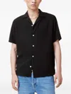 Allsaints Hudson Camp-collar Short-sleeve Shirt