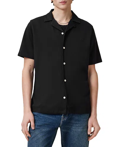ALLSAINTS HUDSON SHORT SLEEVE BUTTON DOWN SHIRT