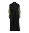 Allsaints Penni 2-in-1 Trench Bomber Jacket In Black
