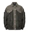 Allsaints Hybrid Verity Bomber Jacket In Multi
