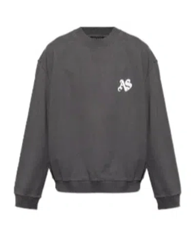 Allsaints Icon Logo Sweatshirt In Gray