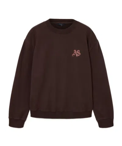 ALLSAINTS ICON OVERSIZED CREW NECK SWEATSHIRT