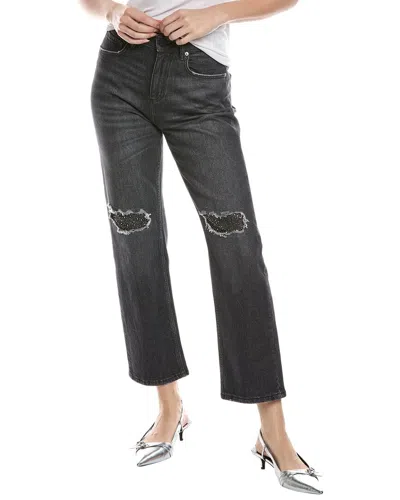 Allsaints Ida Cropped Black Jean