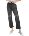 Allsaints Ida Cropped Black Jean In Black