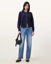 Allsaints Ida Straight Leg Jeans In Mid Indigo