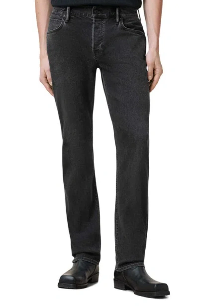 Allsaints Iggy Skinny Jeans In Light Washed Black