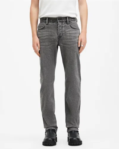 Allsaints Iggy Regular Fit Jeans In Washed Grey