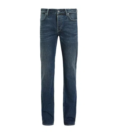 Allsaints Sid Skinny Fit Denim Jeans In Indigo Blue