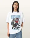 Allsaints Imagine Dragons Jester T-shirt In White