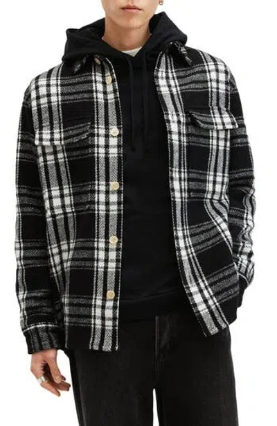 ALLSAINTS ALLSAINTS IMBER RELAXED FIT CHECK OVERSHIRT