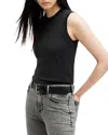 Allsaints Imogen Sleeveless Tank Top In Black