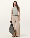 Allsaints Imogen Sleeveless Tank Top In Abbey Stone Green
