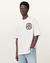 Allsaints Incessant Leopard Logo Oversized T-shirt