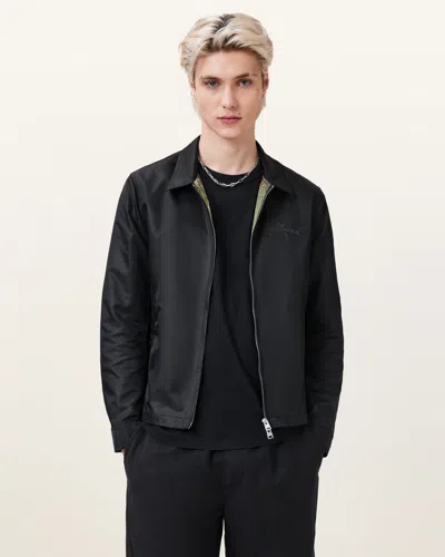 Allsaints Incessant Nylon Jacket In Black