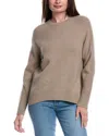 Allsaints Ines Cashmere & Wool-blend Sweater In Brown