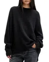 Allsaints Ines Recycled Cashmere Wool Blend Jumper In Black