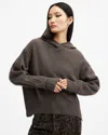 Allsaints Ines Hoodie In Mocca Brown