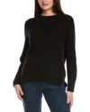 Allsaints Ines Wool & Cashmere-blend Sweater In Black