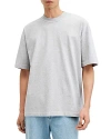 Allsaints Isac Cotton T-shirt In Grey Marl