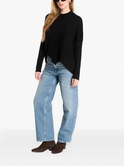 Allsaints Isla Merino Sweater In Black