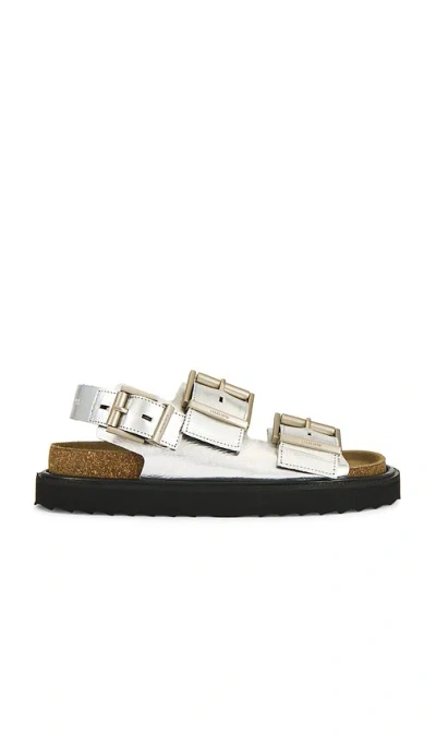 Allsaints Isla Sandal In 银色