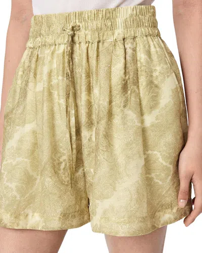 Allsaints Isla Shorts In Yellow
