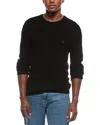 Allsaints Ivar Wool Crewneck Sweater In Black
