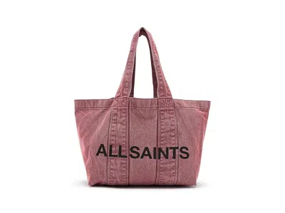 Allsaints Izzy Denim Tote Handbags Raspberry Pink: One Size