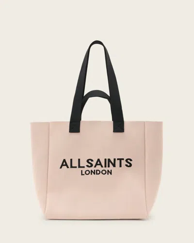 Allsaints Izzy Large Logo Knitted Tote Bag