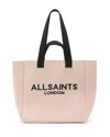 Allsaints Izzy Recycled Polyester Tote In Rose Dust