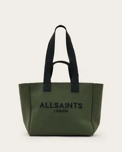 ALLSAINTS ALLSAINTS IZZY LOGO PRINT MEDIUM TOTE BAG