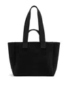 Allsaints Izzy Recycled Polyester Tote In Black/black