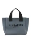 Allsaints Izzy Mini Tote Bag In Blue